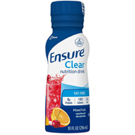 Ensure Clear Abbott Nutrition 62479-Ensure Clear Therapeutic Nutrition, Mixed Fruit, 10-ounce bottle, Adult Medical