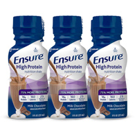Ensure High Protein Shake Abbott Nutrition 64115-Ensure High Protein Therapeutic Nutrition, Chocolate, 8-ounce bottle,