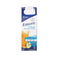 Ensure Clear Therapeutic Nutrition Abbott Nutrition 64903-Ensure Clear Therapeutic Nutrition, Apple, 8-ounce carton,
