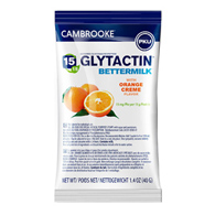 Glytactin BetterMilk Cambrooke Therapeutics 35008-Oral Supplement Glytactin BetterMilk Orange Crème Flavor Powder 1.4
