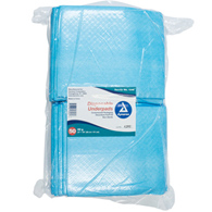 Dynarex Dynarex 1346-Dynarex Absorbent Fluff Fill Underpad, 23 x 36 Inch, Underpads (CS)