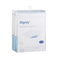 Dignity Washable Sheet Protector Hartmann 34018-Dignity Washable Protectors Underpad with Tuckable Flaps, 35 x 35