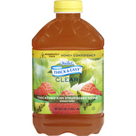 Thick & Easy Hormel Food Sales 11840-Thick & Easy Clear Honey Consistency Kiwi Strawberry Thickened Beverage, 46-ounce