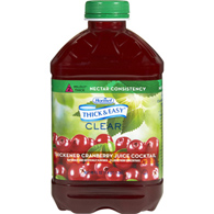 Thick & Easy Hormel Food Sales 15813-Thick & Easy Nectar Consistency Cranberry Thickened Beverage, 46-ounce bottle,