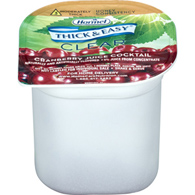 Thick & Easy Hormel Food Sales 20160-Thick & Easy Clear Honey Consistency Cranberry Juice Thickened Beverage, 4-ounce