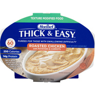 Thick & Easy Purees Hormel Food Sales 60748-Thick & Easy Roasted Chicken with Potatoes & Carrots Purée Thickened Food,