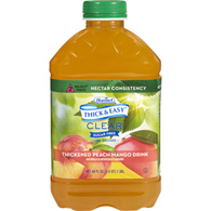Thick & Easy Clear Hormel Food Sales 79018-Thick & Easy Sugar Free Nectar Consistency Peach Mango Thickened Beverage,