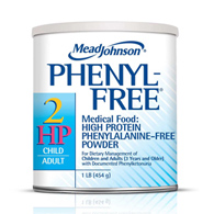 Phenyl-Free 2HP Mead Johnson 891401-Phenyl-Free 2HP Medical Food for the Dietary Management of PKU, 1 lb. Can,