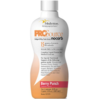 ProSource NoCarb Medtrition/National Nutrition 11535-ProSource NoCarb Berry Punch Collagen & Whey Protein Formula,