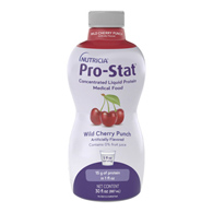 Pro-Stat Nutricia North America 78344-Pro-Stat Sugar-Free Wild Cherry Punch Concentrated Liquid Protein Medical Food,