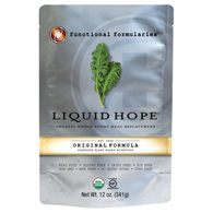 Liquid Hope Nutritionals Medicinals LHWS124-Liquid Hope Complete Plant Based Nutrition, 12-ounce pouch, Oral